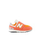 New Balance Baby 574 V1 70S Racing New-B Hook & Loop Sneaker, Gulf Red/White, 3.5 Us Unisex Infant