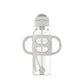 Dr. Brown'S Milestones Narrow Sippy Straw Bottle With 100% Silicone Handles, 8Oz/250Ml, Gray, 1 Pack, 6M+