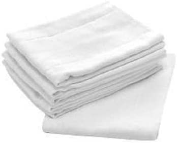 Brandilo High Absorbancy Birdseye Reusable Flat Cloth Diapers, Soft & Safe 27 X 27 100% Cotton Burp Cloth, Also Great To Clean M