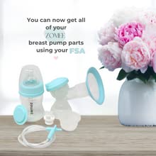 Zomee Air Tubes & Connectors For Z2 Breast Pump(2-Pack 80 Cm) Durable & Bpa-Free Replacement Tubing Parts
