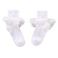 Sunshine Enterprises Supersocks Ankle Length Frilled Socks (White)  Medium