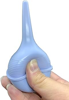 Comfort Axis Baby Nasal Aspirator And Ear Wax Bulb Syringe, Blue, 2 Oz (3 Pack)