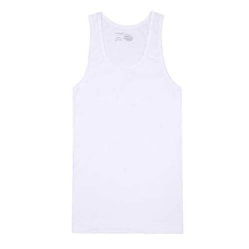Van Heusen MenS Cotton Vest (Pack Of 2) (8907522404045_10073_Medium_White)