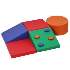 GarveeLife Foam Climbing Blocks for Toddlers, Waterproof Toddler Climbing Toys, Baby Jungle Gym Indoor Lightweight, Easy to Clea