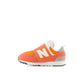 New Balance Baby 574 V1 70S Racing New-B Hook & Loop Sneaker, Gulf Red/White, 3.5 Us Unisex Infant