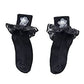 Sunshine Enterprises Mustang Ankle Length Frilled Socks For Kids And Babies (24 Years, Black)