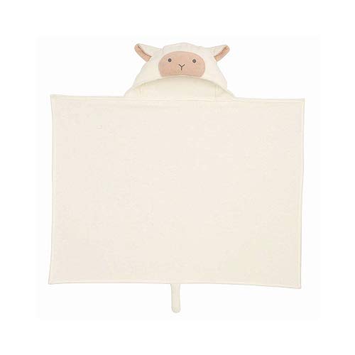 Elegant Baby 100 Cotton Bath Wrap, One Size, Lambie