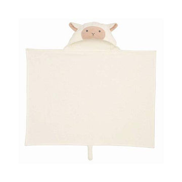 Elegant Baby 100 Cotton Bath Wrap, One Size, Lambie