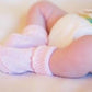 Nurses Choice Pink Newborn Baby Socks Includes 6 Pairs Of Cotton Socks