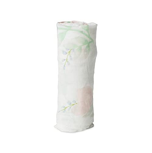 Little Unicorn Deluxe Swaddle | Single | 100% Rayon Muslin from Bamboo | Super Soft | Newborns and Infants | Large 47    x 47