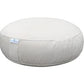 NutriBuck Buckwheat ZAFU Round Shape Meditation Yoga Cushion Filled with Buckwheat Hulls (Cream  16 x 4.5)