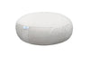NutriBuck Buckwheat ZAFU Round Shape Meditation Yoga Cushion Filled with Buckwheat Hulls (Cream  16 x 4.5)