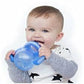 Nuby 3-Stage Wide Neck No Spill Bottle with Handles and Non-Drip Juice Spout, 3 Months, 8 Ounce, Blue