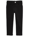 The Children'S Place Baby Girls And Toddler Ponte Knit Pull On Jeggings Jeans, Black Single, 4T Us