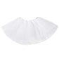 Jane Shine Infant Tutus, Tutu Skirt For Baby Girls, Toddler Tulle Dress Skirt 5 Layers Soft For Babies First Birthday White