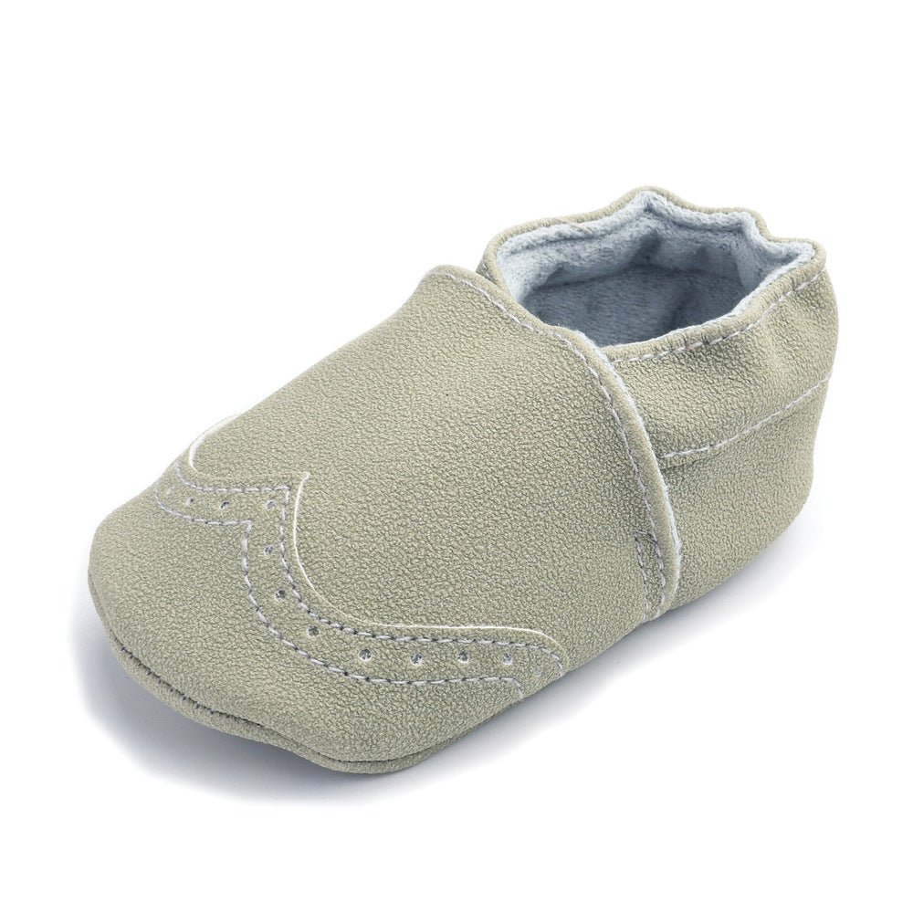 babyshoes Spring and Autumn New Frosted leather baby shoes 0-1 years old soft soled toddler shoes 7 color baby shoes B605