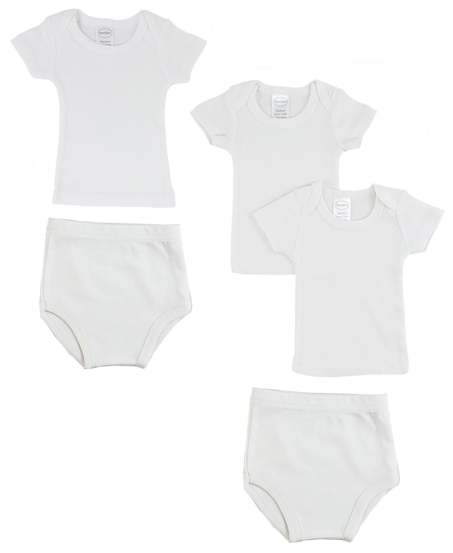Infant T-Shirts And Training Pants