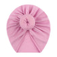European and American New Style Baby Pullover Hat, Cute Solid Color Donut Baby Hat, Thin and Comfortable Baby Hat for All Seasons
