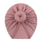 European and American New Style Baby Pullover Hat, Cute Solid Color Donut Baby Hat, Thin and Comfortable Baby Hat for All Seasons