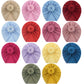 European and American New Style Baby Pullover Hat, Cute Solid Color Donut Baby Hat, Thin and Comfortable Baby Hat for All Seasons