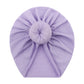 European and American New Style Baby Pullover Hat, Cute Solid Color Donut Baby Hat, Thin and Comfortable Baby Hat for All Seasons
