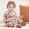 Cowboy Baby Zipper Romper - Bamboo Western Spirit Outfit