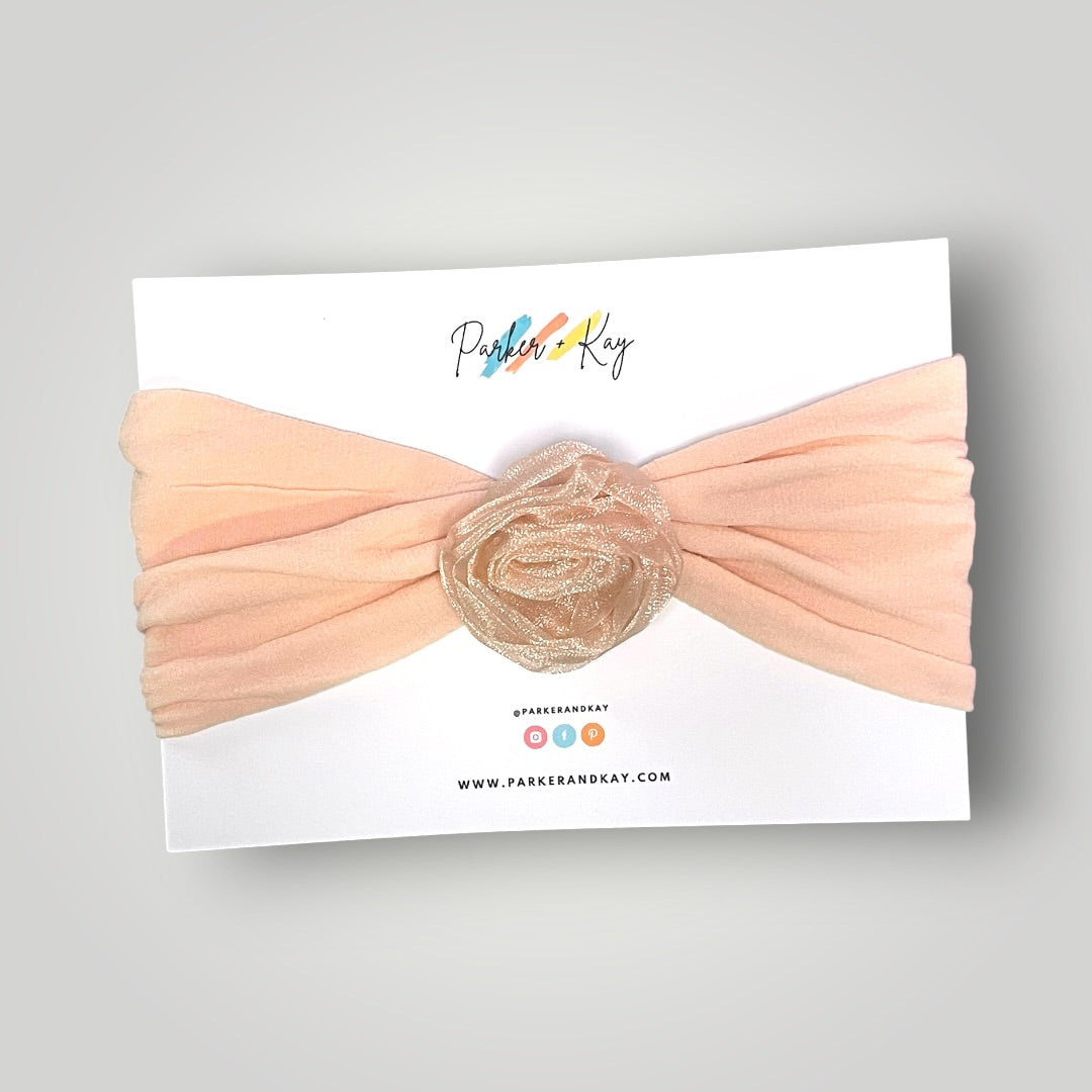 Shimmering Rose Headband