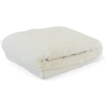 Luxury Baby Blanket in Luxe Plush, Ivory