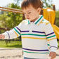 Mardi Gras Stripes Collared Shirt for Littles