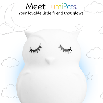 LumiPets® Owen the Owl- Children's Touch Night Light Junior