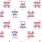 Miami Beach Watch Pink Zippered Romper