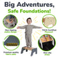 1-Step Wooden Stool for Kids(Multi-Purpose Step Stool for Kitchen, Bath, and Potty Training)