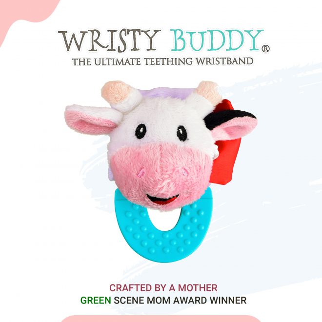 Cow Teething Hand Toys for 4 Month Old Baby Boys & Infants