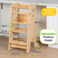 Montessori Toddler Tower - Adjustable Kitchen Stool Helper