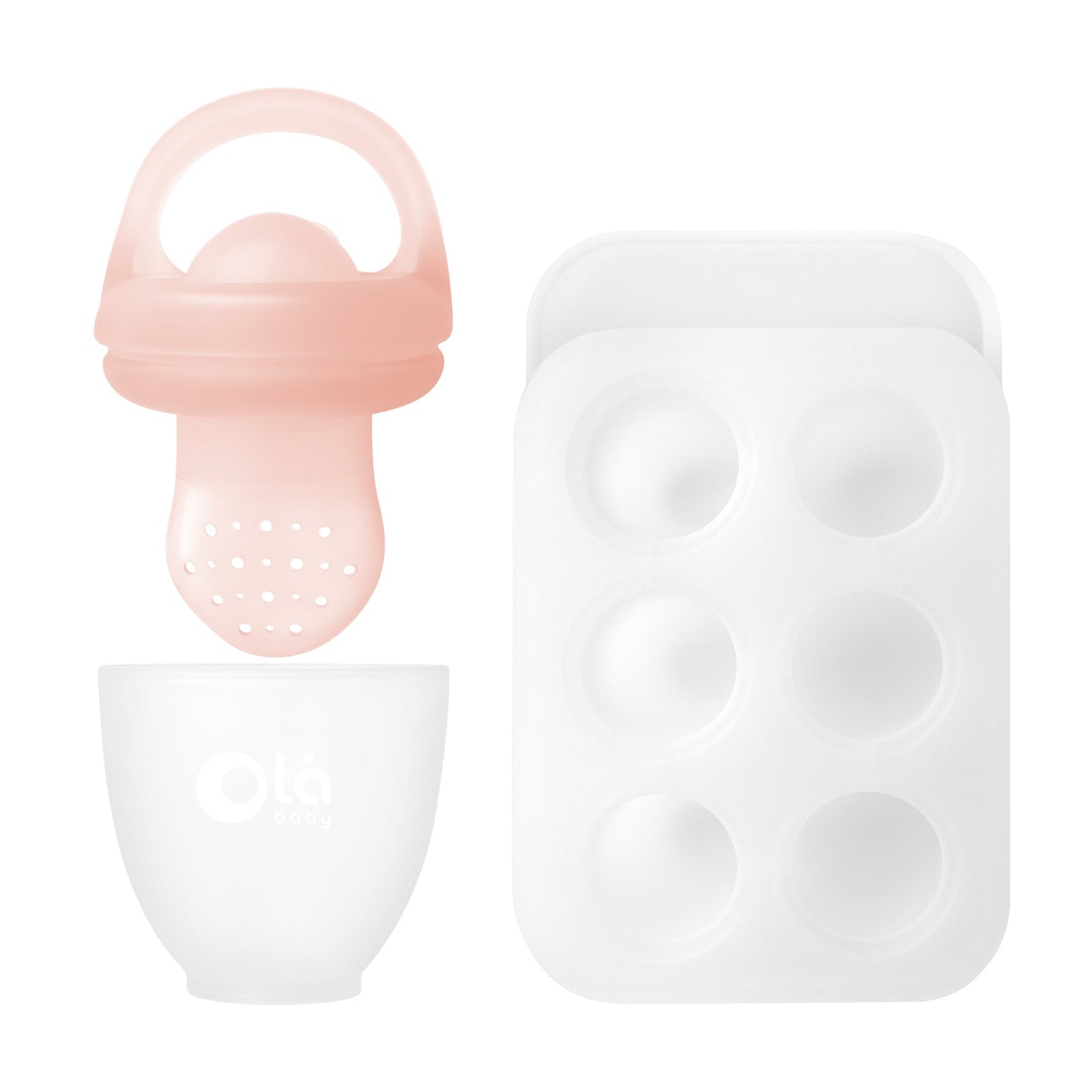 Olababy Food Feeder Set for Safe First Tastes & Teething Relief