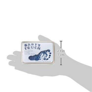 Babys Touch Baby Safe Reusable Hand & Foot Print Ink Pads - Black