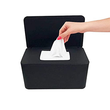 Moorfowl Baby Wipe Dispenser For Bathroom, Upgarde Design(8.2L X 4.9W X 3.9H Inches), Minimalist Wipes Holder Container Flushabl