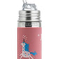 Pura Kiki 9Oz/260 Ml Stainless Steel Insulated Bottle W/Silicone Straw & Sleeve, 100% Plastic-Free, Madesafe Certified, Medical-
