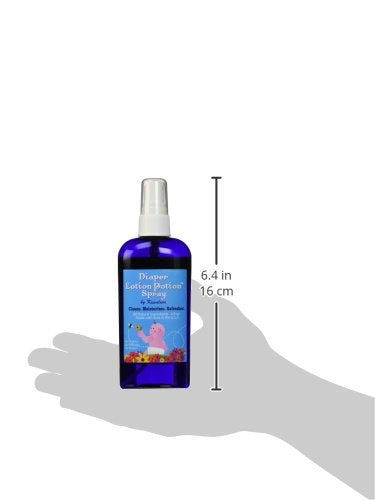 MoonDance Soaps Diaper Lotion Potion Cleansing Spray, 4 Oz Tea Tree & Lavender, Natural No-Rinse Cleanser and Moisturizer for Ba