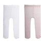 Calzitaly 2 Pairs - Baby Girl Plain Microfibre Semi Opaque Pantyhose | Newborn Pantyhose | 40 Den | 3 To 24 Months | Italian Hos