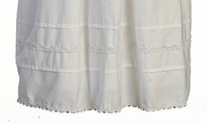Girls Cotton Christening Gown Dresses With Bonnet Set - Baby Or Infant Girl'S Christening Dress - 6 Months White