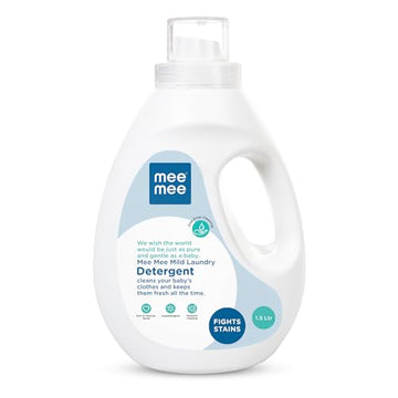 Mee Mee Baby Liquid Detergent 1.5 L | Ph balanced, Free from Harsh Chemicals, Safe for mother s hands & baby s skin | Anti-Bacte