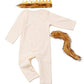 Baby Boys 1St Birthday Outfit Baby First Birthday Clothes Boy Where The Wild Things Are Romper (Beige-02,12-18 Months)