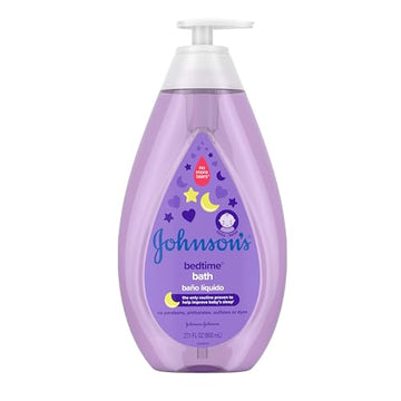 Johnson'S Bedtime Baby Bath With Soothing Naturalcalm Aromas, Hypoallergenic & Tear Free Formula, 27.1 Fl. Oz