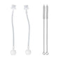 Any Angle Weighted Straws And Brushes Set Compatible With Transitional Soft Spout And Straw Nipples, Set Of 2