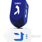 The Dreidel Company Hanukkah Extra Large Blue & White 3' Inch Wooden Dreidel Hand Painted, Includes Game Instruction Cards (Pac