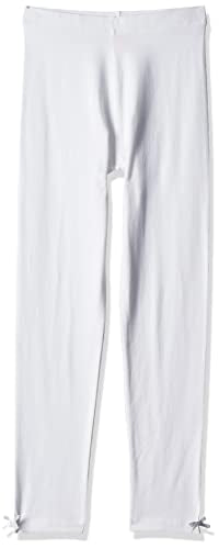 Max Girls Solid FullLength Leggings_S23Elg08White_1112Years White Fit Type : Regular Fit, Mid Rise