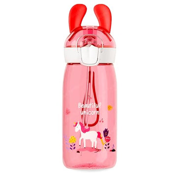 FunBlast Water Bottle for Kids, Unicorn Water Bottle for Girls, Cute Design Water Bottle with Sipper, Sipper bottle for Kids, An