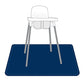 Bapronbaby Minimalist Navy Splash Mat - Waterproof Catch-All For Under High Chairs, Floors, Tables, Playtime Or Arts & Crafts -