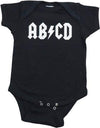 Ann Arbor T-Shirt Co. Unisex Baby Ab/Cd Funny Infant Rock And Roll One Piece-12 Month Black